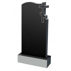 Надгробие из гранита "Крест-волна" №5